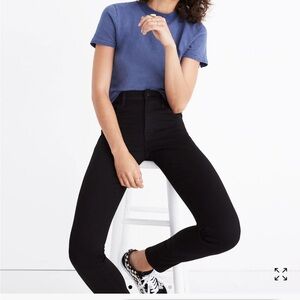 Madewell Petite Roadtripper Jeans in Bennett Black 29P NWT